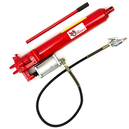 Siłownik hydrauliczno-pneumatyczny do żurawia warsztatowego 12T