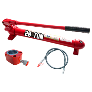 Pompa 20T + Siłownik hydrauliczny niski 20T